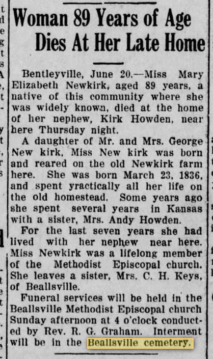 Mary Elizabeth Newkirk